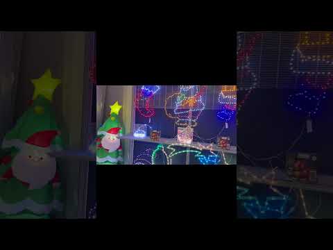 Vídeo del producto Bola metálica luminosa 720 micro LED arco iris retorcido Ø40cm